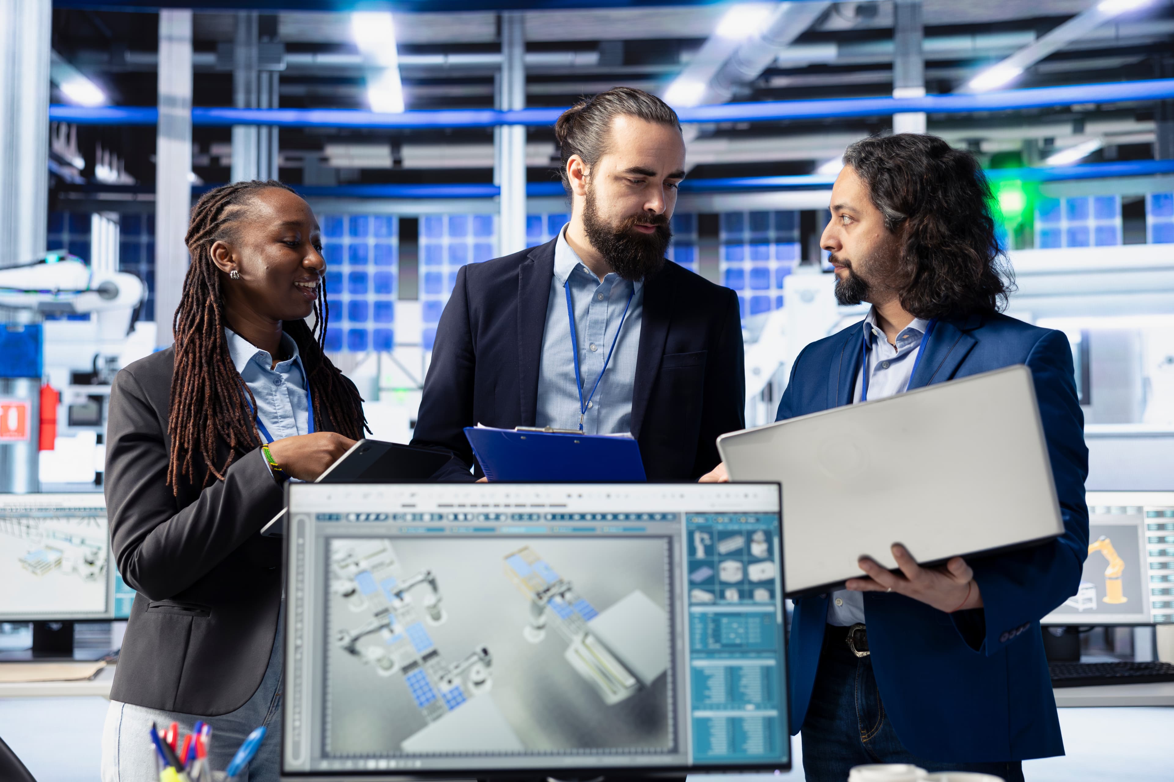 Fintech Analyst checking notes